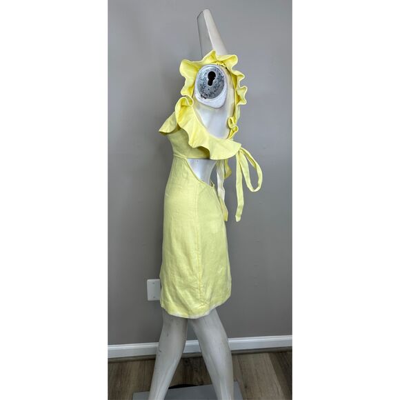 Zimmermann ruffled linen minidress Size AU0(US4) $650 - Picture 8 of 13